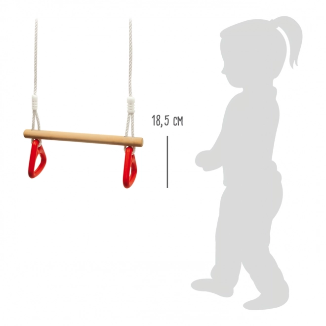 Balancoire Small Foot avec poignées de gymnastique
