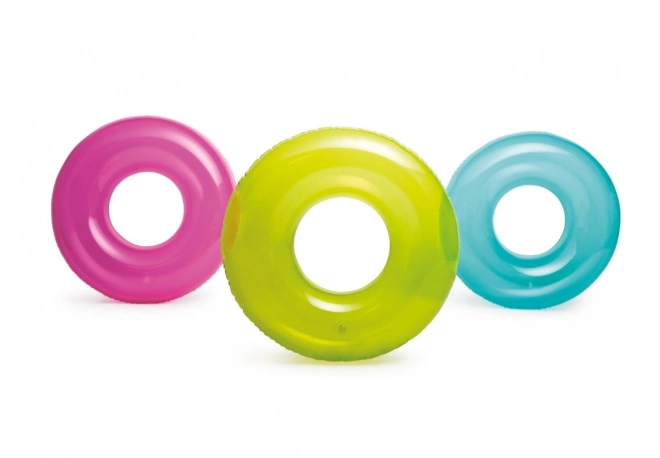 Cercle gonflable 76cm assorti 3 couleurs en sac