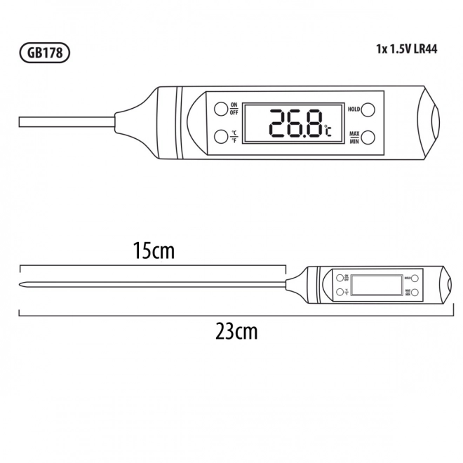 Thermomètre de cuisine GreenBlue