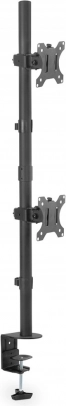 Support de bureau pour deux moniteurs 32 pouces 8 kg noir