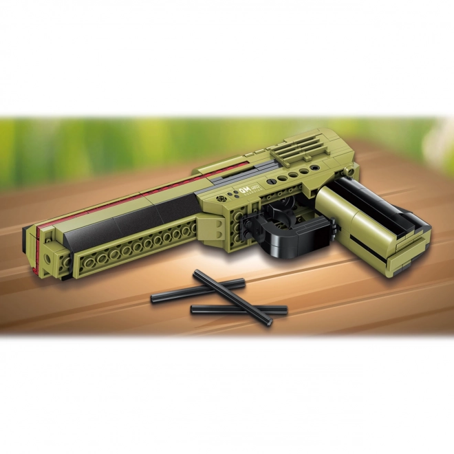 Qman Jeu de Construction Arme Dilemme 3 en 1