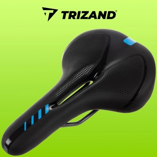 Selle de vélo étroite avec ventilation et feu arrière