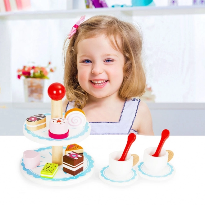 Ensemble de gâteaux en bois Ecotoys