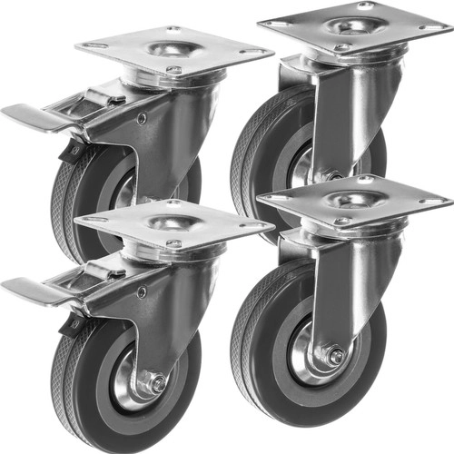 Roulettes pivotantes - set de 4 pcs. Malatec 22537