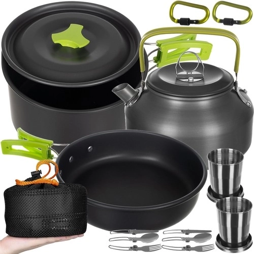 Vaisselle de voyage Trizand 18 pièces pour le camping