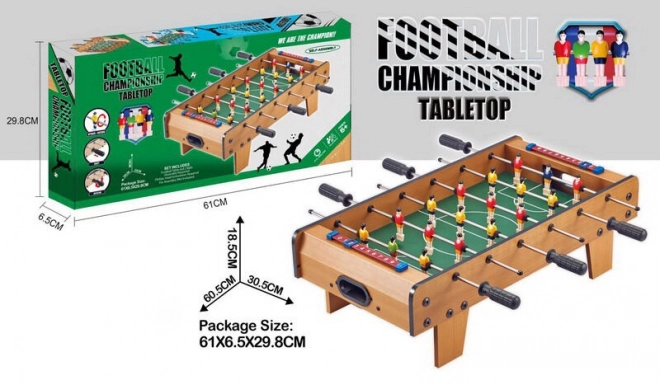 Baby-foot de table en bois