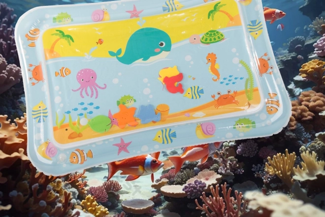 Tapis sensoriel aquatique gonflable pour tout-petits