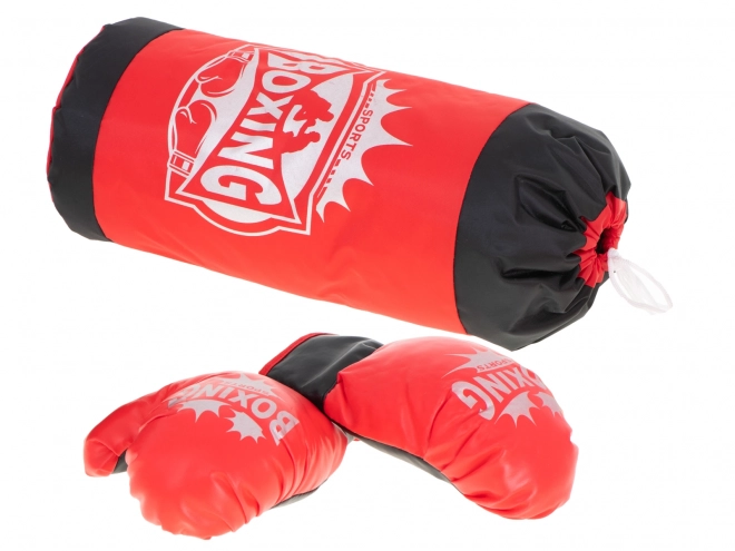 Kit de boxe avec sac de frappe et gants