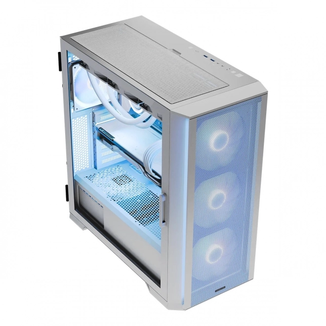 Boîtier d'ordinateur Horizon ARGB Flow Midi Blanc
