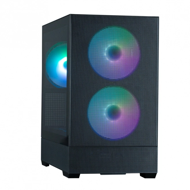 Boîtier P30 Air mATX Mini Tour avec ventilateurs ARGB noir
