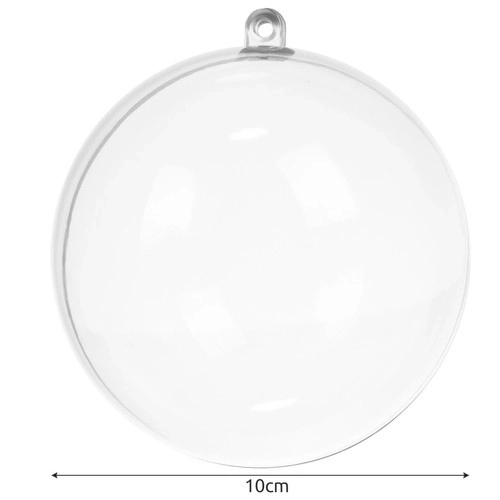 Décorations transparentes 10cm - ensemble de 5 pièces Ruhhy 22276