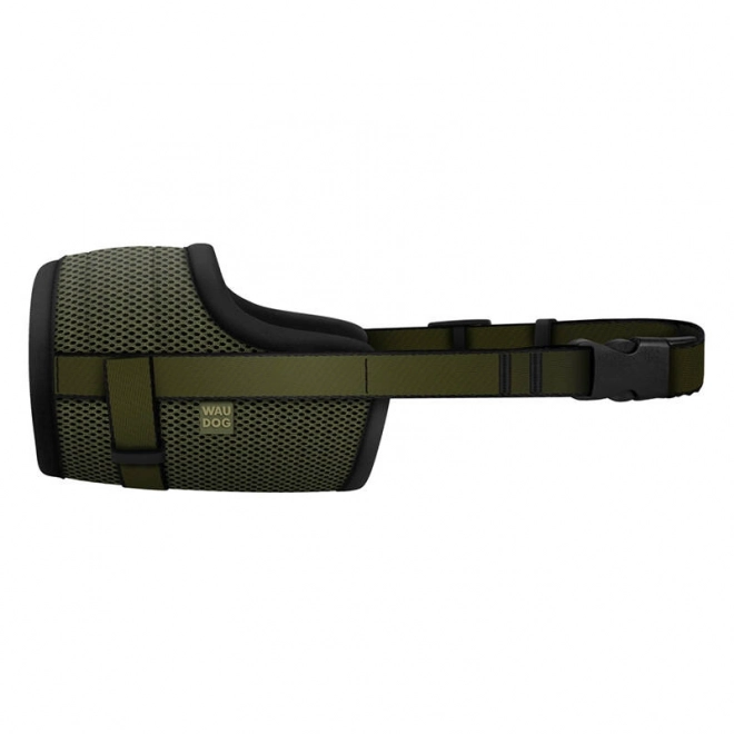 Muselière en filet pour chiens taille L Khaki Waudog Pro