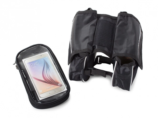 Sacoche de cadre de vélo pour étui de téléphone