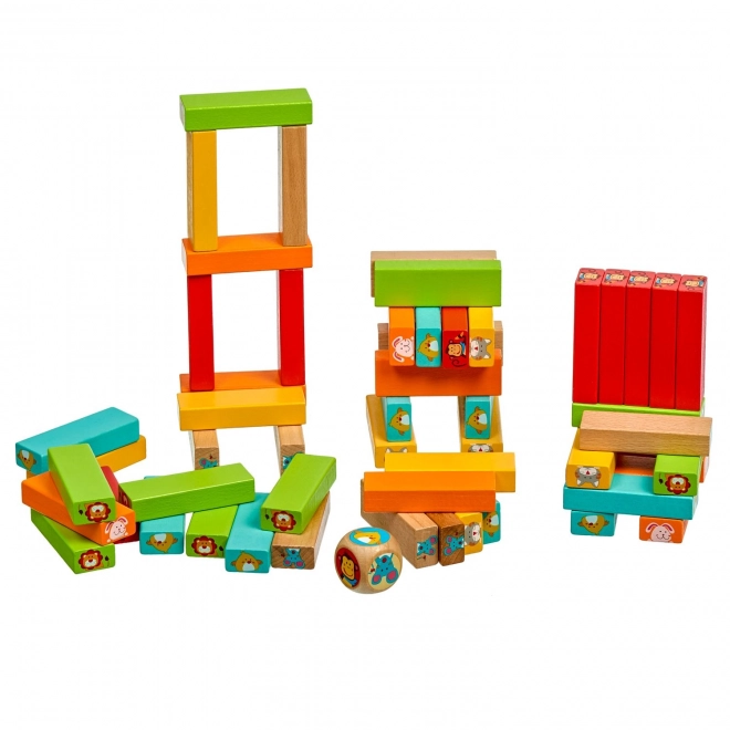 Lucy & Leo „Devine qui“ - jeu en bois pour enfants Jenga