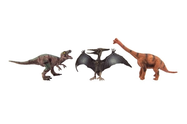 Ensemble plastique de dinosaures 6 pcs