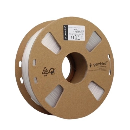 Filament pour une imprimante 3D PETG 1,75mm 1kg Naturel