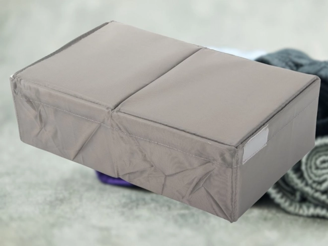 Organisateur de tiroir pour sous-vêtements avec séparateur gris