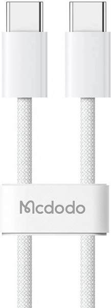 Câble Mcdodo USB‑C vers USB‑C 60 W, 1 m, blanc