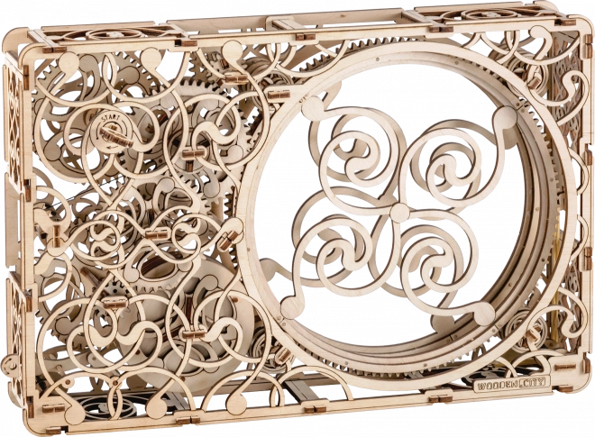 Image mécanique - puzzle 3D en bois