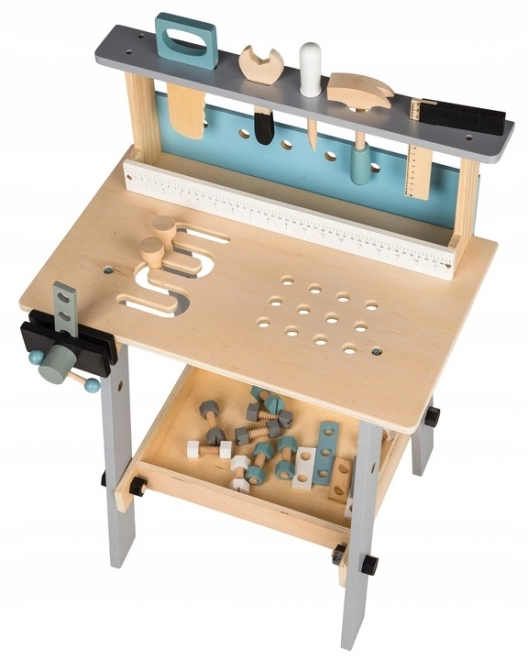 Établi en bois avec outils 32 pièces Ecotoys
