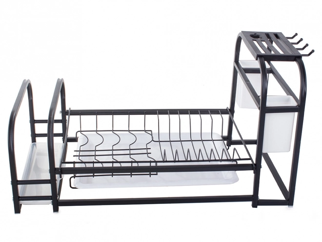 Égouttoir à vaisselle avec plateau et support de style loft