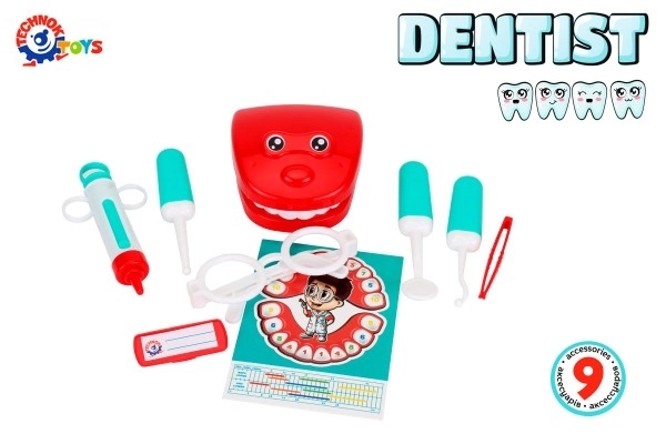 Kit de petit dentiste pour enfants 9 pièces