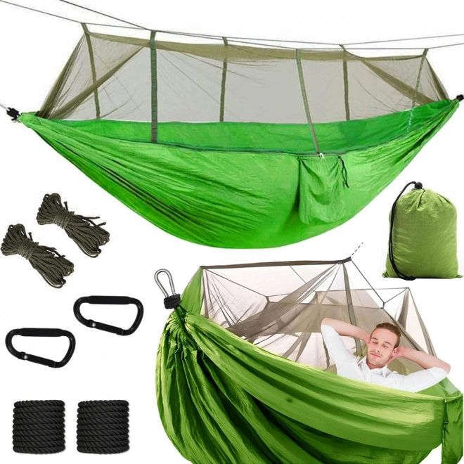 Hamac avec moustiquaire 270x140cm
