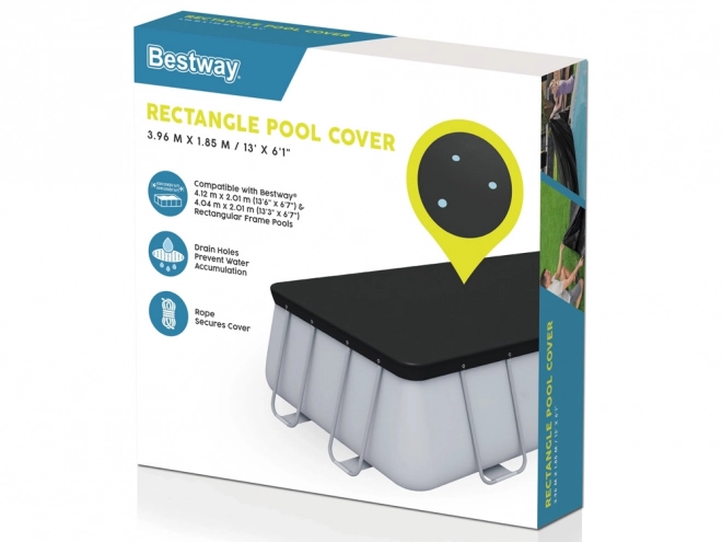 Couverture universelle pour piscine Bestway 396 x 185 cm