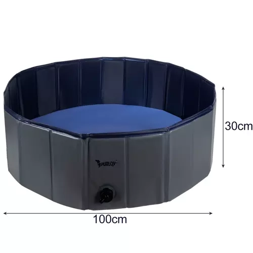 Piscine pliable/chenil pour chiens 100x30 Purlov 20929