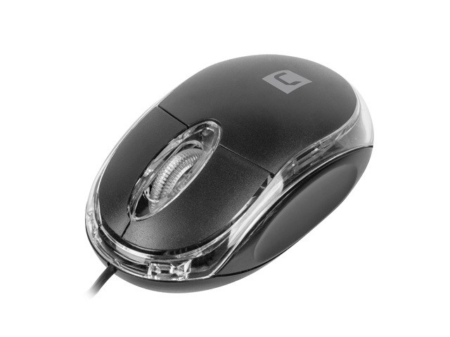 Souris optique filaire Natec Vireo 2, 1000 DPI, noire