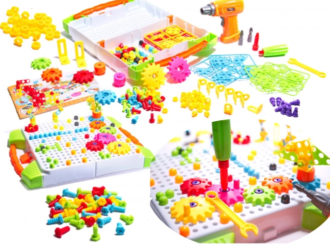 Kit éducatif avec perceuse en mallette