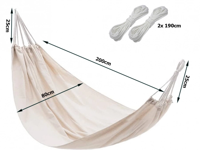Grande hamac suspendu de jardin