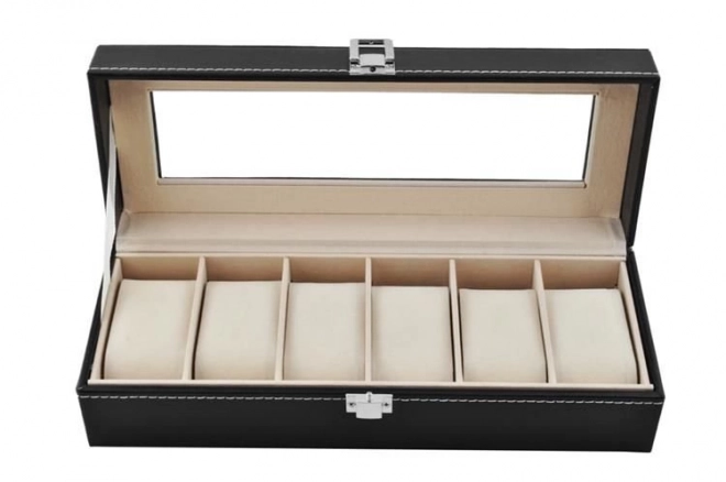 Organisateur de montres 6 compartiments