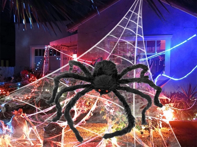 Décoration d'araignée géante tarentule d'Halloween