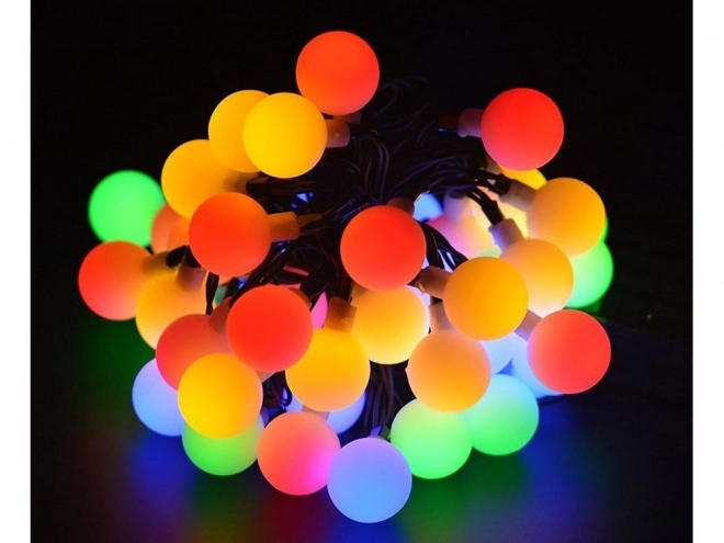 Guirlande solaire de jardin avec lumières LED multicolores