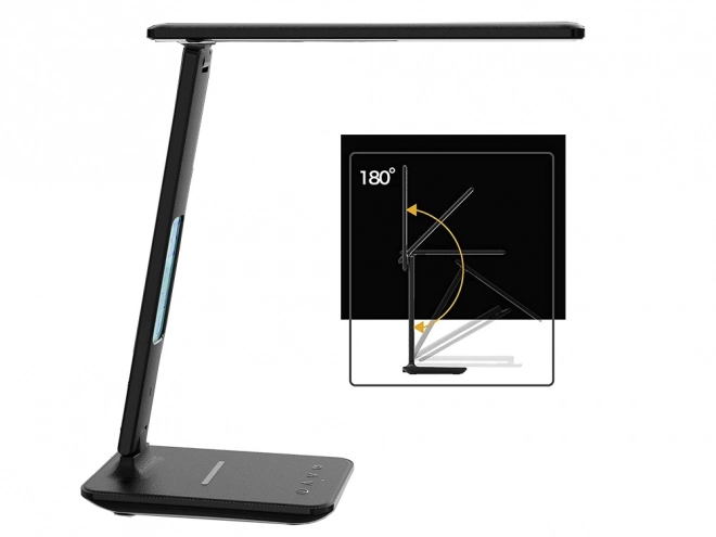 Lampe de bureau scolaire moderne avec USB et chargeur Qi