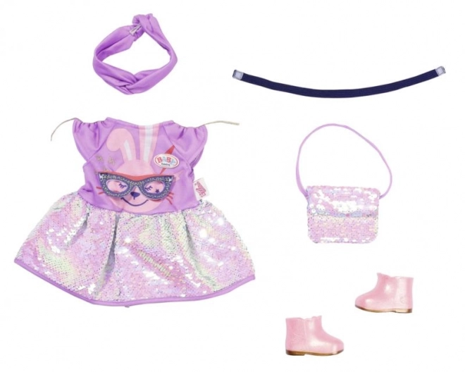 Baby Born robe pour poupée 43cm - Ensemble pour fête d'anniversaire