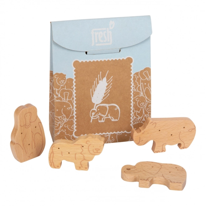 Biscuits en bois animaux Fresh