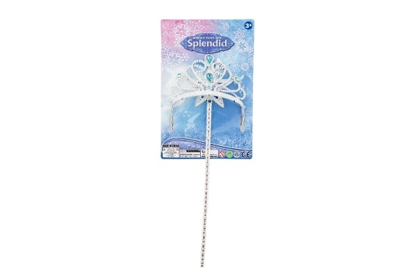 Ensemble de beauté pour princesses - Couronne et baguette