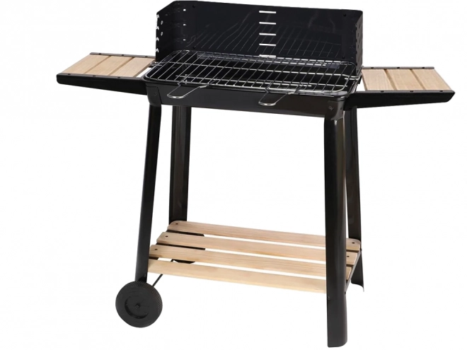 Grand barbecue de jardin au charbon de bois