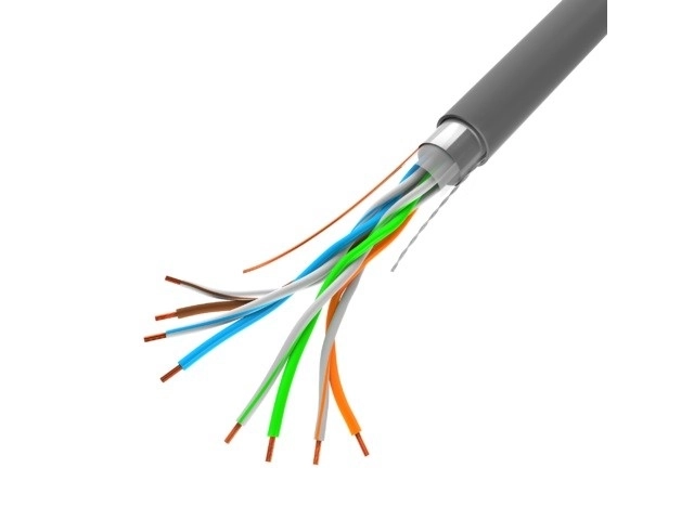 Câble LAN FTP 100 Mb/s 305 m gris