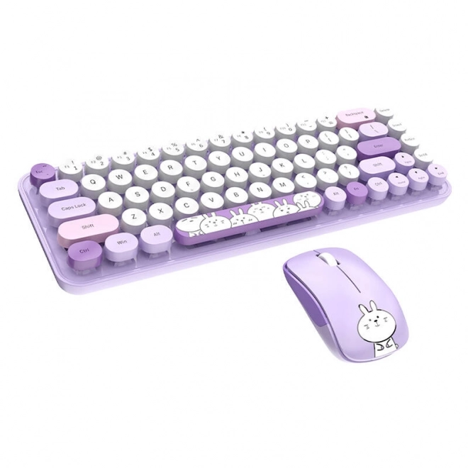 Clavier et souris sans fil MOFII iBean Pro (violet)