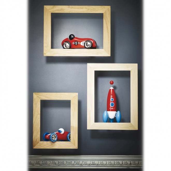Voiture de course historique rouge Vilac