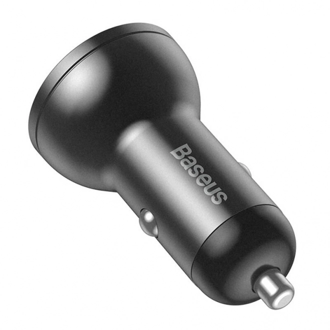 Chargeur de voiture Baseus avec écran 2x USB