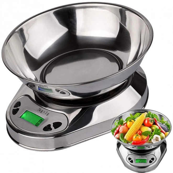 Balance de cuisine électronique avec bol