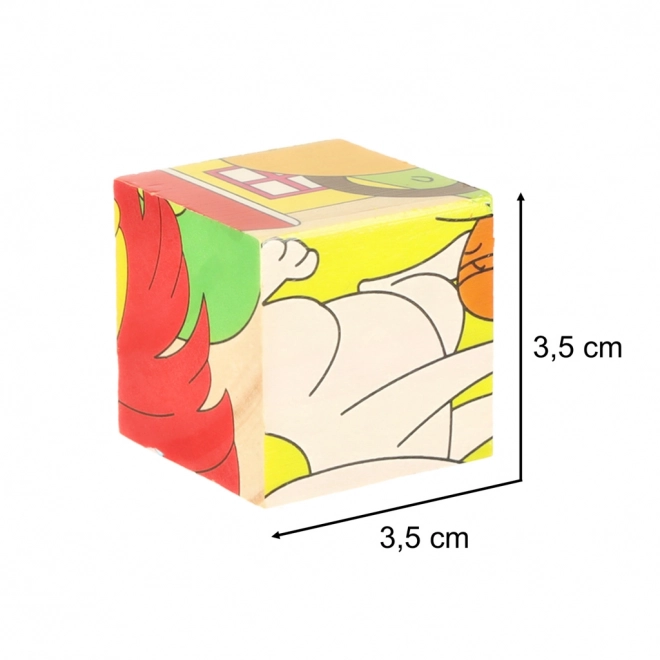 Puzzle éducatif en bois ferme
