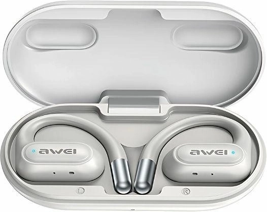 Écouteurs sans fil Bluetooth 5.4 en blanc
