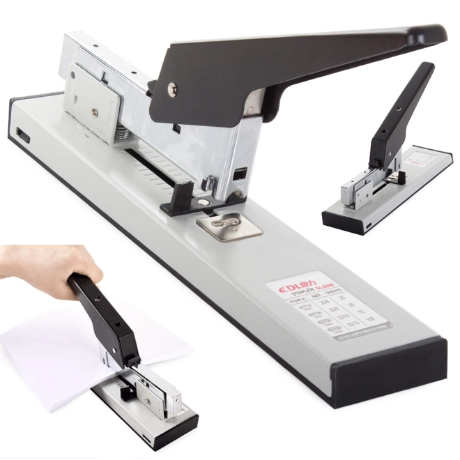 Grande agrafeuse de bureau en métal 100 feuilles