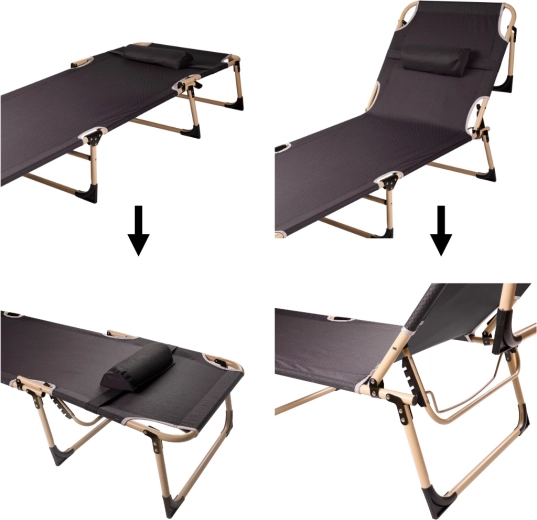 Dossier 4 positions et oreiller pour un confort maximal