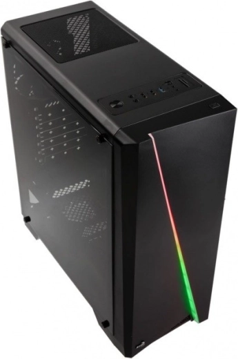 Panneau latéral transparent pour mettre en valeur la configuration